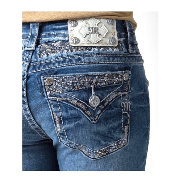 Miss me Standard Bootcut Jeans ME8718BR - Picture 9 of 9